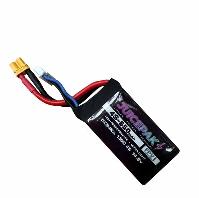 Juicepak Bonka 650mAh 4S 130C Lipo Battery image 0