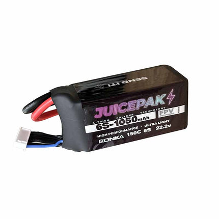 Juicepak Bonka 1050mAh 6S 150C Lipo Battery (185g) image 0