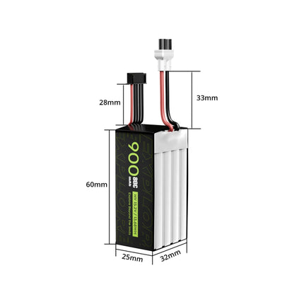 Flywoo Explorer 900mAh LiHV 4S 80C Battery