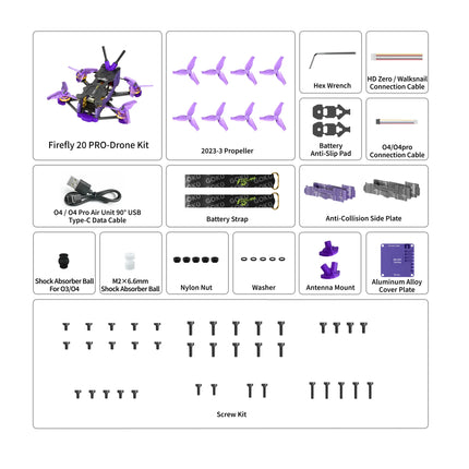 Flywoo Firefly 20PRO 4S - O4 Wide Freestyle Micro Drone