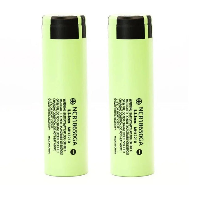 Panasonic NCR18650 GA - 18650 Battery - 3450mAh - 10A (2 Pack)