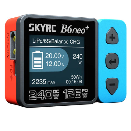 SkyRC B6neo+ DC 240W 10A 1-6S DC Portable Smart Charger