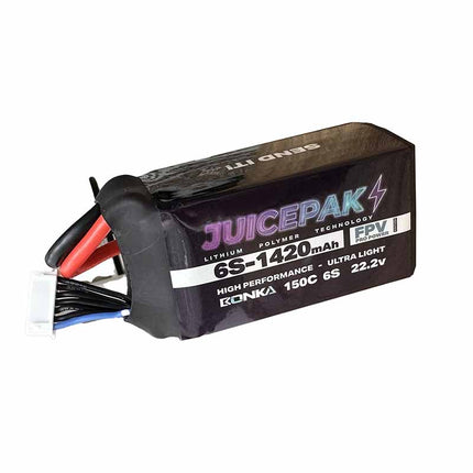 Juicepak Bonka 1420mAh 6S 150C Lipo Battery (212g) image 0