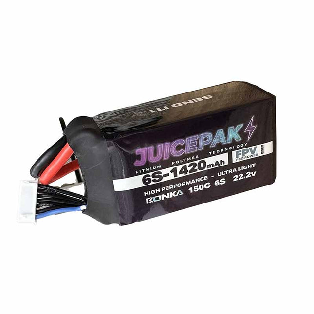 Juicepak Bonka 1420mAh 6S 150C Lipo Battery (212g) image 0