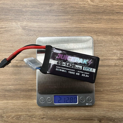Juicepak Bonka 1420mAh 6S 150C Lipo Battery (212g) image 2