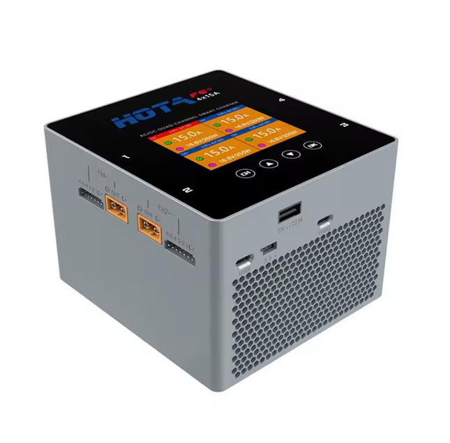 HOTA F6+ (Ultra) 1000W 60A 1-6S Quad Channel AC/DC Smart Charger