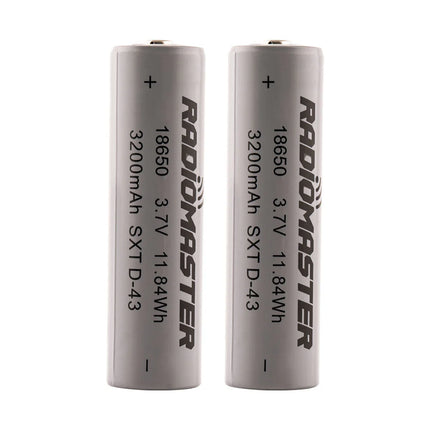 Radiomaster 18650 3200mAh 3.7V Battery (2pcs)